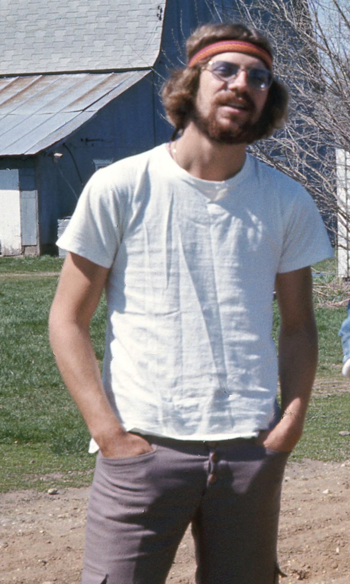 Dave in 1974 - Carefree hippie